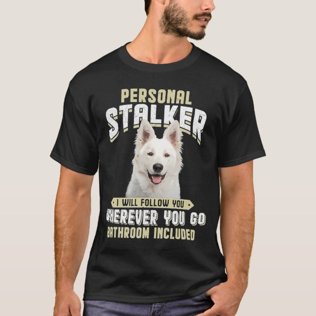 Camiseta Berger Blanc Suisse Personal Stalker Eu Vou Seguir (Frente)