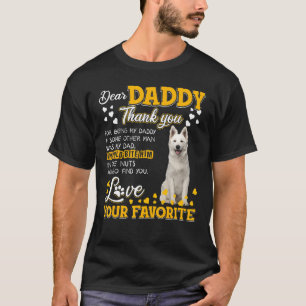 Camiseta Berger Blanc Suisse Querido Pai Obrigado Por Estar