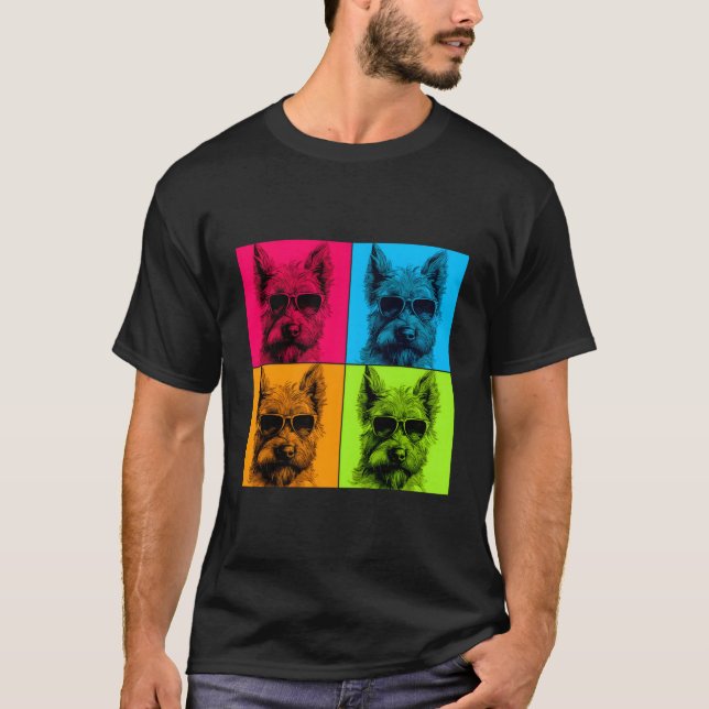 Camiseta Berger Picard Dog Pop - Ilustração de Design de Ar (Frente)