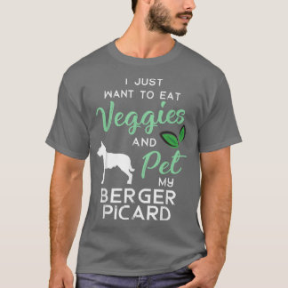 Camiseta Berger Picard Funny Vegan Dog Lover Owner Xmas Bir
