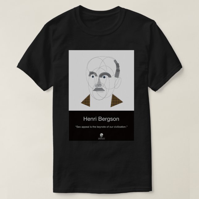 CAMISETA BERGSON HENRI (Frente do Design)
