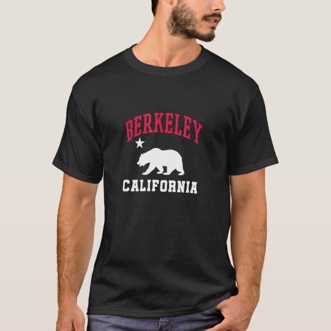Camiseta Berkeley California Bear Star Capital (Frente)