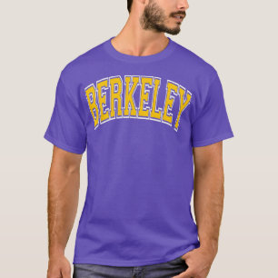 Camiseta Berkeley California Ca Varsity Amber Texto Tiirt 2