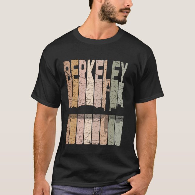 Camiseta Berkeley Vintage Berkeley Califórnia Retro Berkele (Frente)