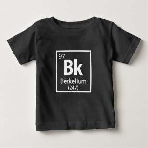 Camiseta Berkelium - Mesa periódica da ciência de Berkeley