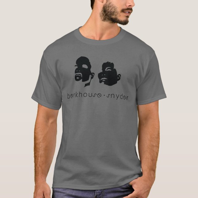 Camiseta Berkhouse Snyder Cabeça Para Cima Design (Frente)
