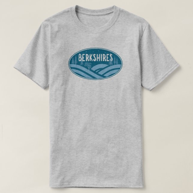 Camiseta Berkshires Massachusetts ao ar livre (Frente do Design)