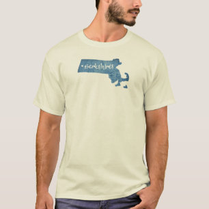 Camiseta Berkshires Massachusetts Wood Grain