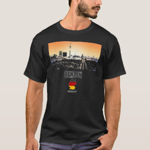 Camiseta berlim alemanha Vacinação Skyline Souvenir