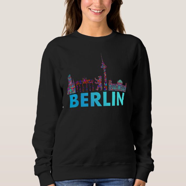 Camiseta Berlim  Berlim Urso  Eu Amo Berlim 1 (Frente)