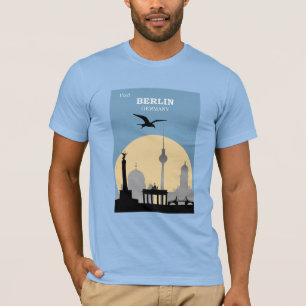 Camiseta Berlim, Poster de viagens da Alemanha