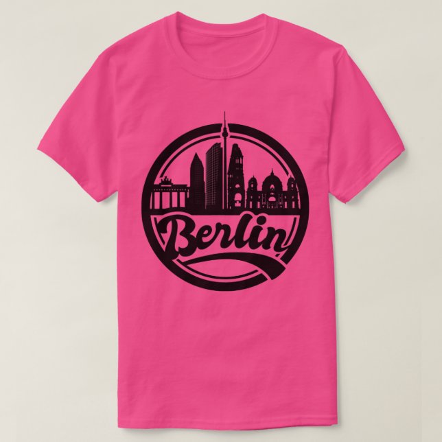 Camiseta Berlim Skyline (Frente do Design)