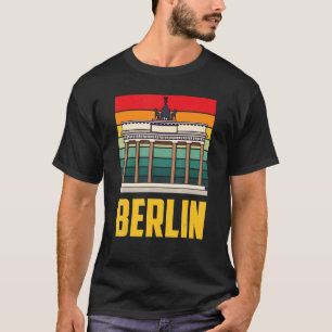 Camiseta Berlim Visitando Brandemburgo Portão Pariser Platz