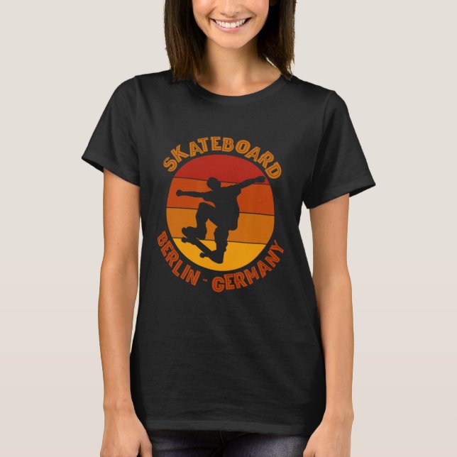 Camiseta Berlin Alemanha Skate Urna Skate 2  (Frente)