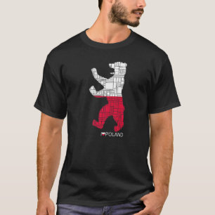 Camiseta Berlin Bear I Love Berlin Polônia Bear