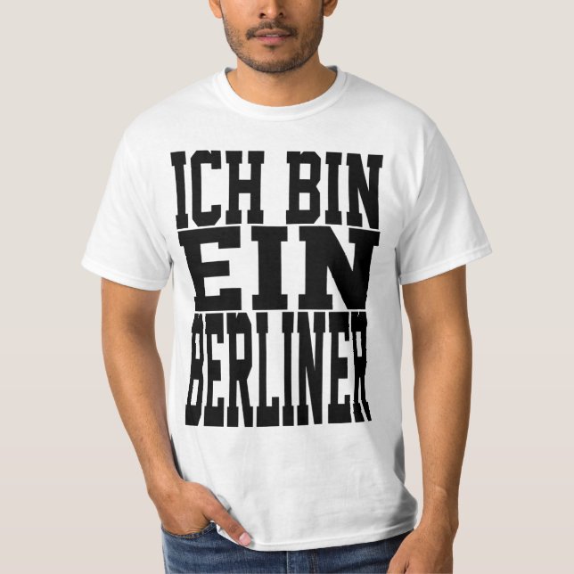 Camiseta Berlinês de Ein do bin de Ich (Frente)
