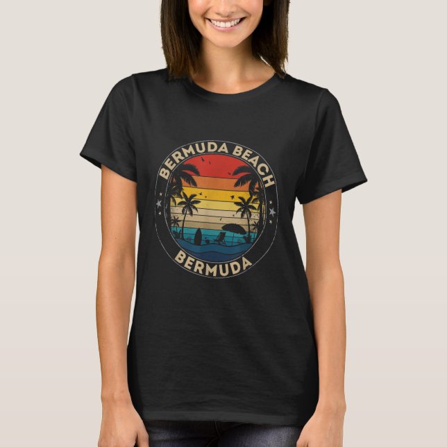 Camiseta Bermuda Beach Souvenir - Lembrete das Bermudas (Frente)