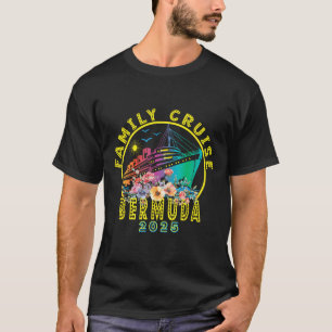 Camiseta Bermuda Cruise 2025 Family Trip Friends Group Vaca