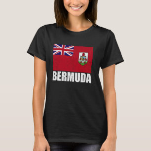 Camiseta Bermuda Flag Grunge Vintage Souvenir Bermuda