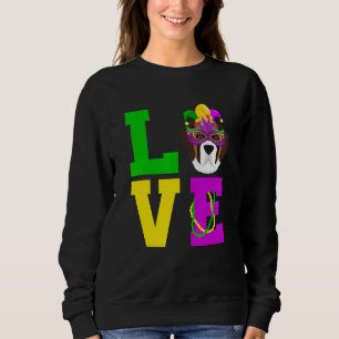 Camiseta Bernard Dog I Love Mardi Gras Costume Dog Lover