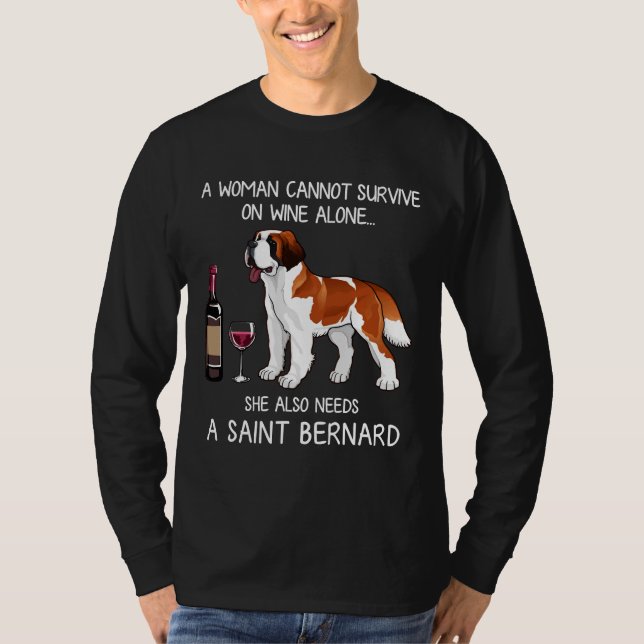 Camiseta Bernardo E Cão De Vinho (Frente)