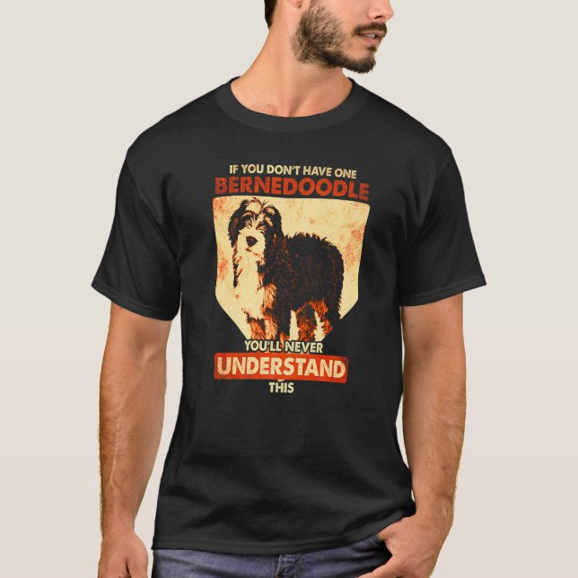 Camiseta Bernedoodle Dog  Bernedoodle  4 (Frente)