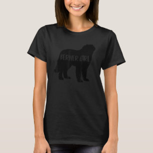 Camiseta Berner Girl Funny Bernese Mountain Owner Lover
