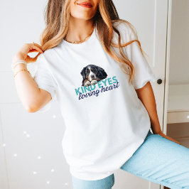 Camiseta Bernese Beauty: Kind Eyes, Loving Heart Cute Tee