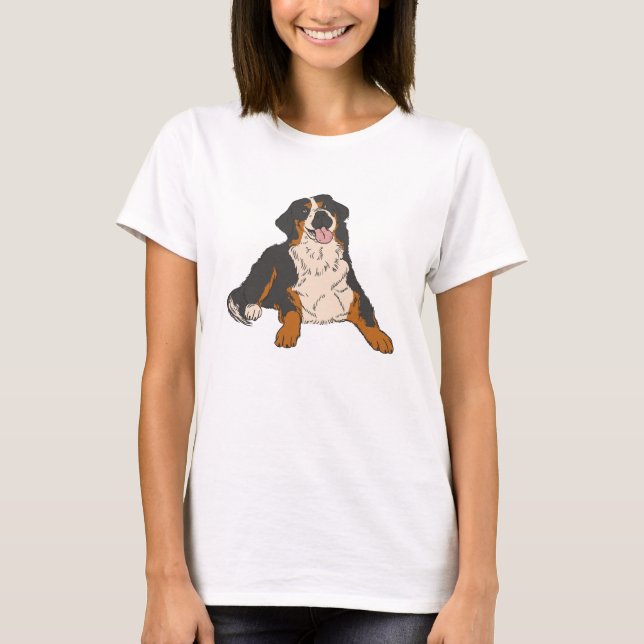 Camiseta Bernese Mountain Dog  (Frente)