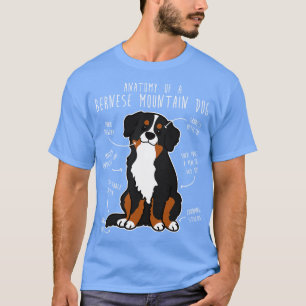 Camiseta Bernese Mountain Dog Anatomia 1