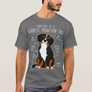 Camiseta Bernese Mountain Dog Anatomia 1