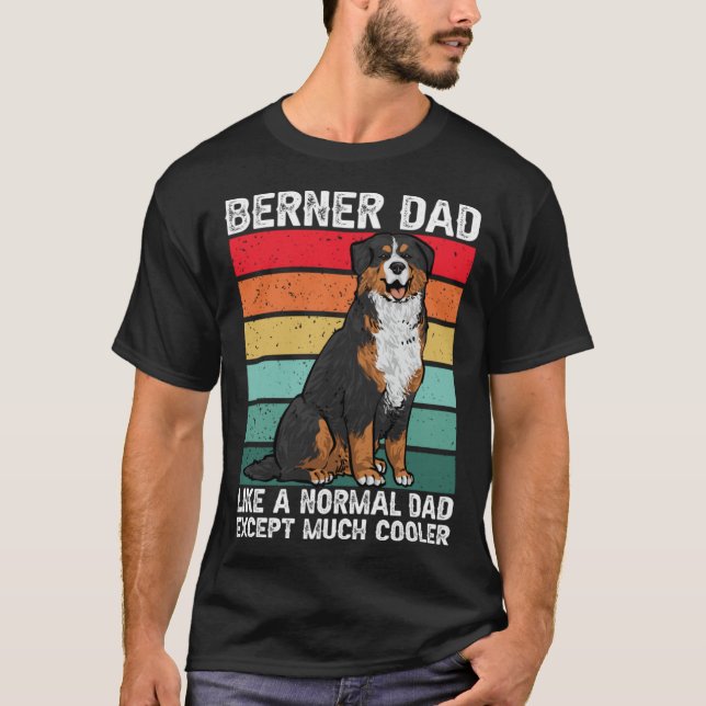Camiseta Bernese Mountain Dog Berner Dad (Frente)