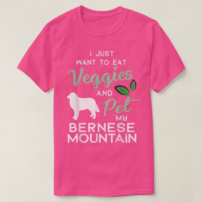 Camiseta Bernese Mountain Dog Cigar dono Xmas Birthd (Frente do Design)