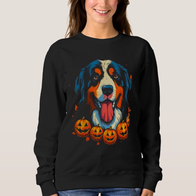 Camiseta Bernese Mountain Dog Halloween (Frente)