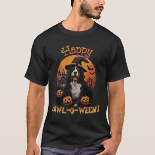Camiseta Bernese Mountain Dog Howl-O-Ween Berner Halloween