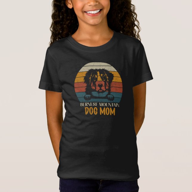 Camiseta Bernese Mountain Dog Mãe, mãe de cão Bernês (Frente)