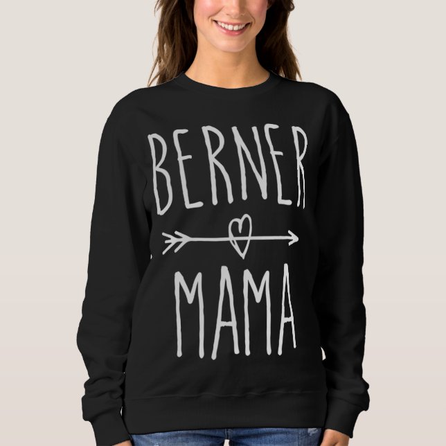 Camiseta Bernese Mountain Dog Mamãe Gift Cute Berner Mama (Frente)