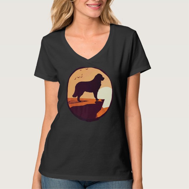 Camiseta Bernese Mountain Dog Retro 3 (Frente)