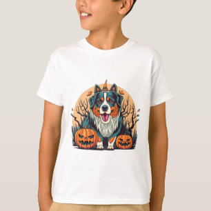 Camiseta Bernese Mountain Dog Spooky Halloween