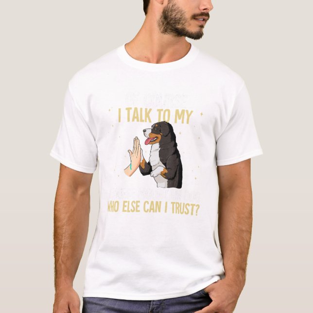 Camiseta Bernese Mountain Dog T Shirt (Frente)