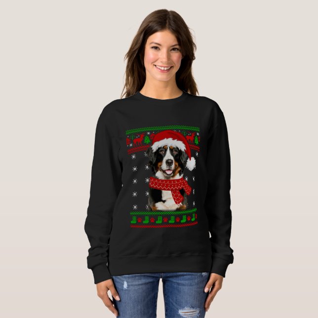 Camiseta Bernese Mountain Dog Ugly Sweet Puppy (Frente Completa)