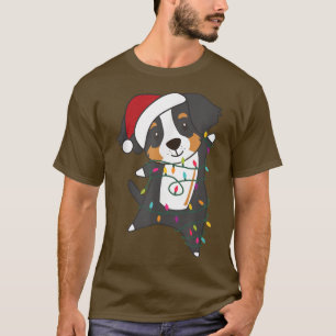 Camiseta Bernese Mountain Feliz De Natal Cachorros De Fada