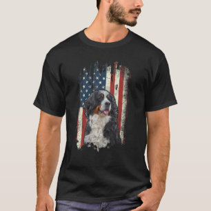 Camiseta Bernese Mountain Flag Patrioti