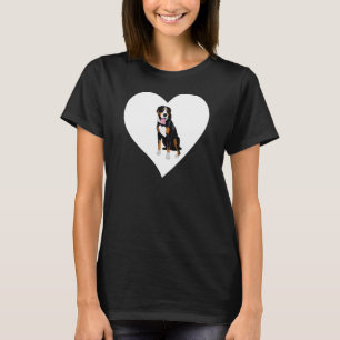 Camiseta Bernese Mountain Heart Bernese Mountain Owner Dog