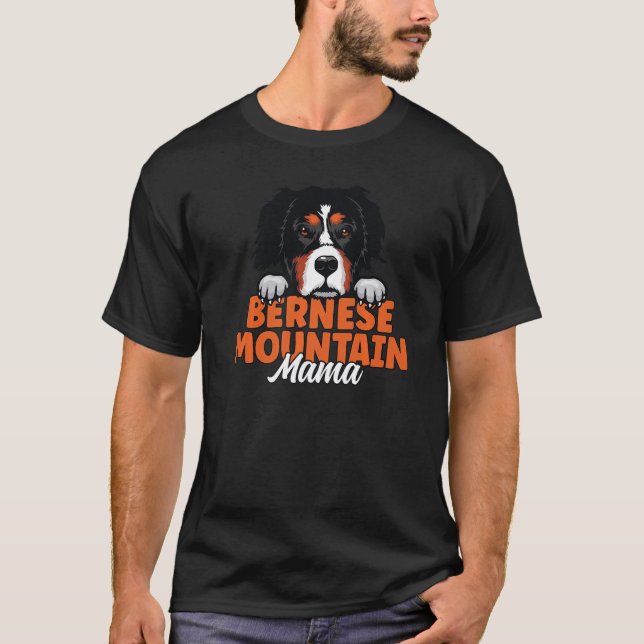 Camiseta Bernese Mountain Mamãe Cachorro Lover Berner Mãe M (Frente)