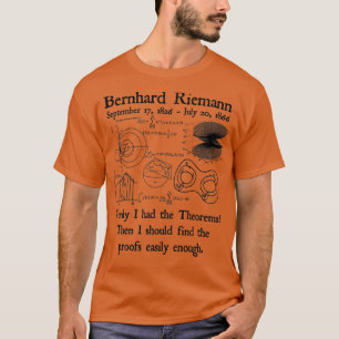 Camiseta Bernhard Riemann Teoremas Prova Suficiente
