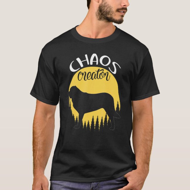 Camiseta Bernhardiner Dog Retro (Frente)