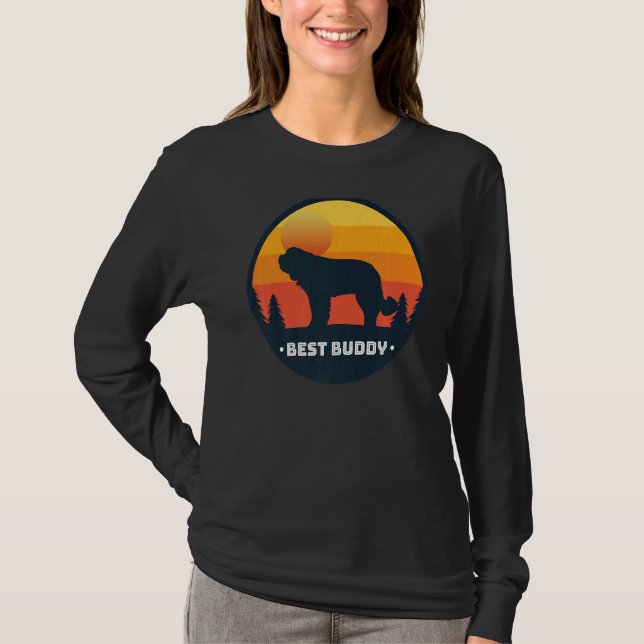 Camiseta Bernhardiner Dog Retro 16 (Frente)