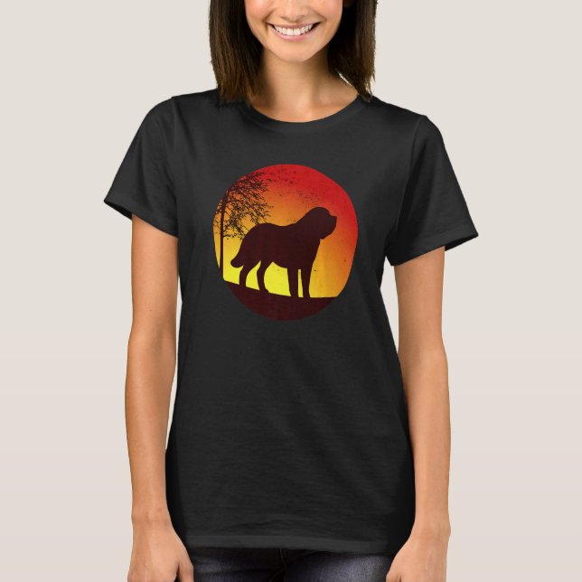 Camiseta Bernhardiner Dog Retro 25 (Frente)