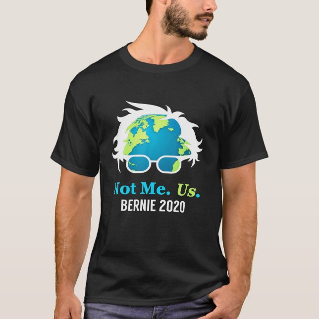 Camiseta Bernie Sanders 2020 Eu Não Us Bernie Para Presiden (Frente)